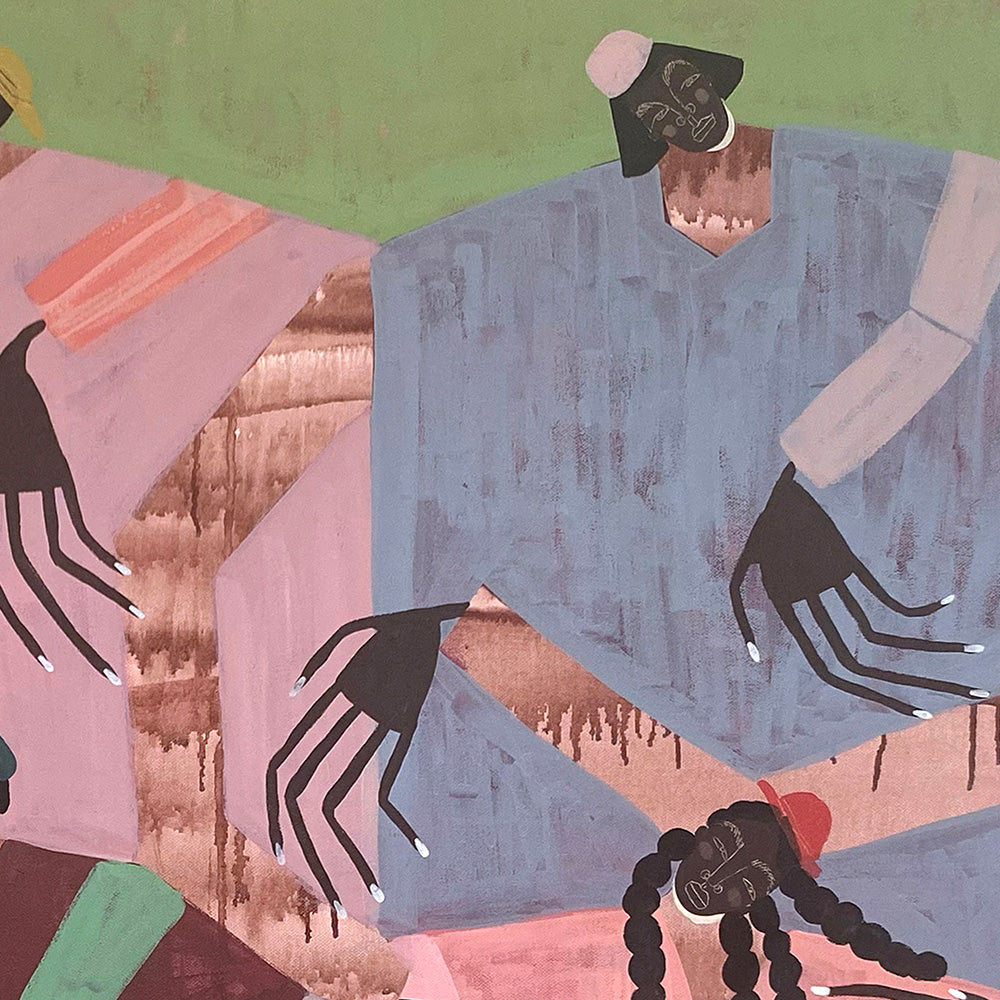 Painting by Ibi Meier-Oruitemeka