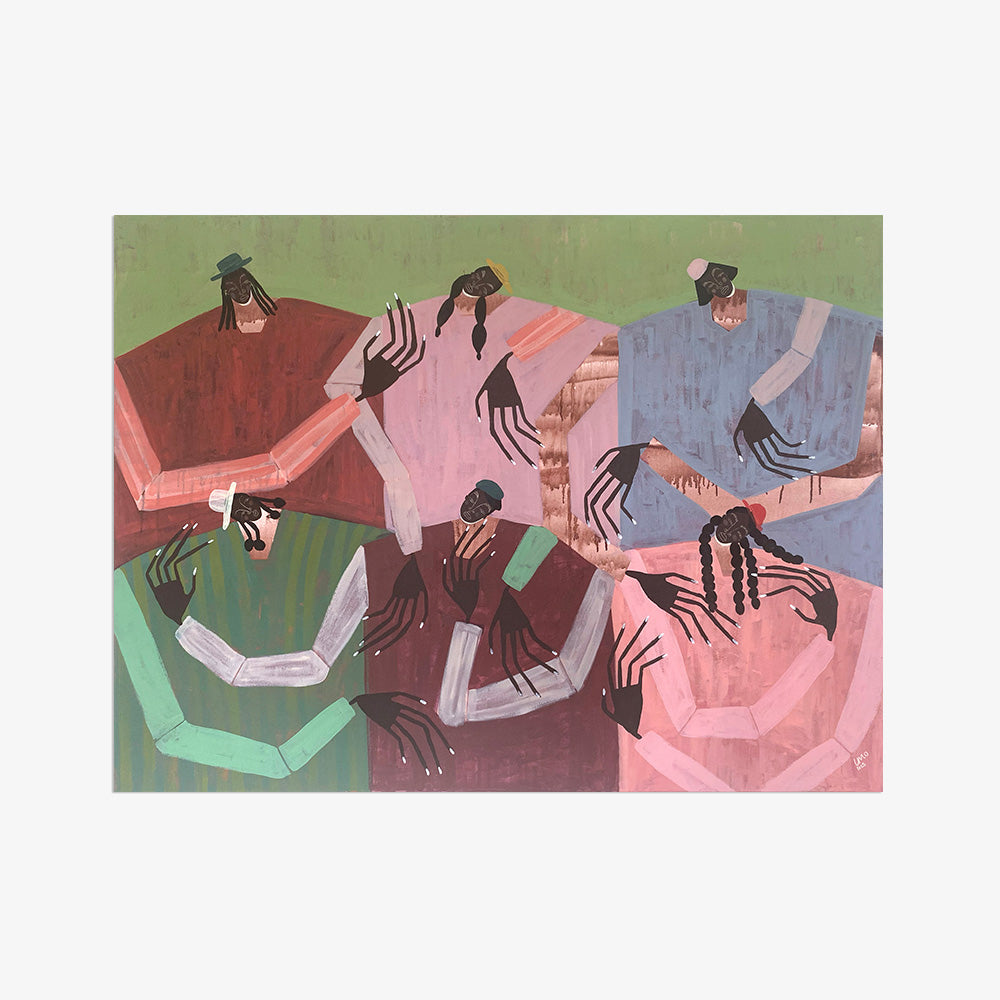 Painting by Ibi Meier-Oruitemeka