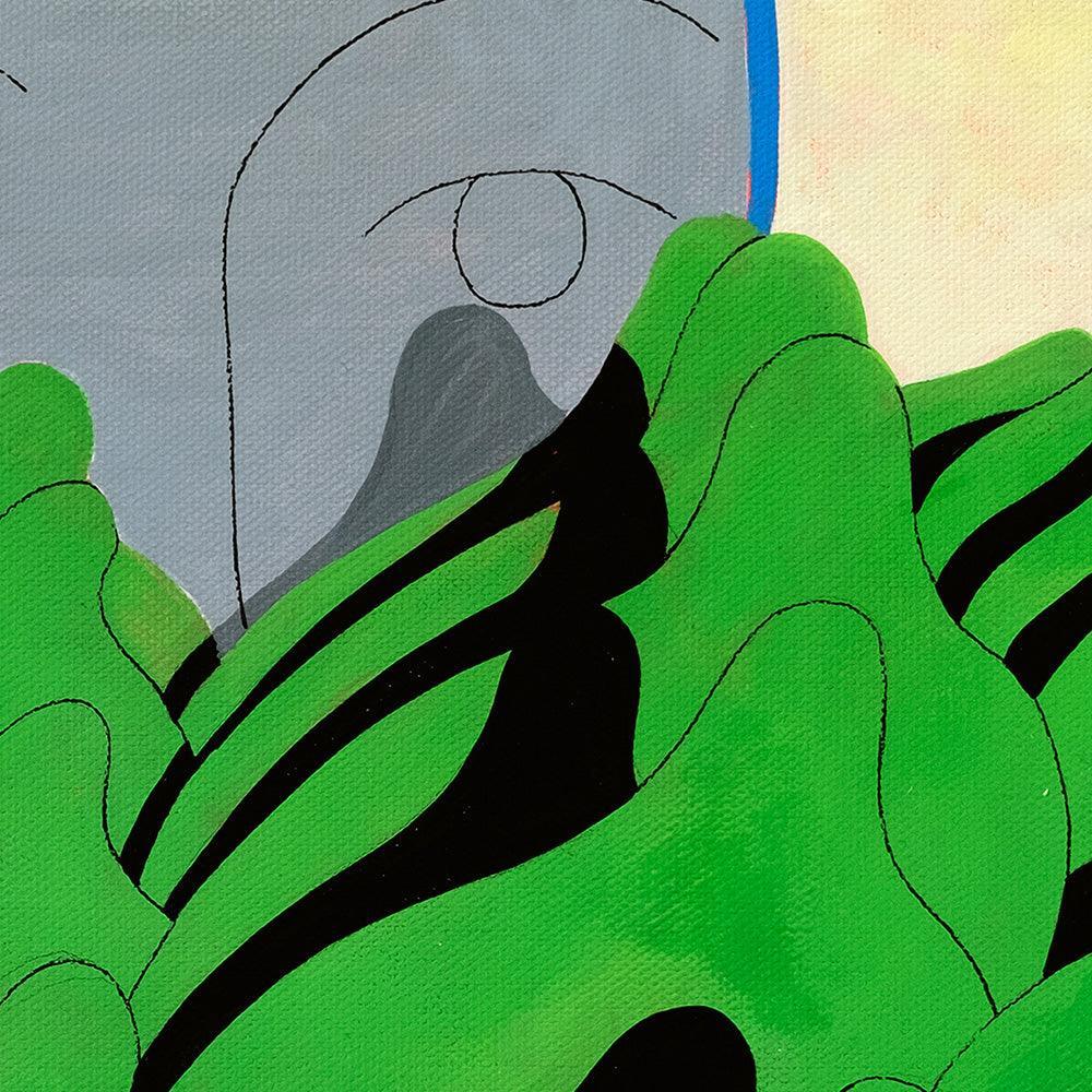 Painting by Bryce Wymer