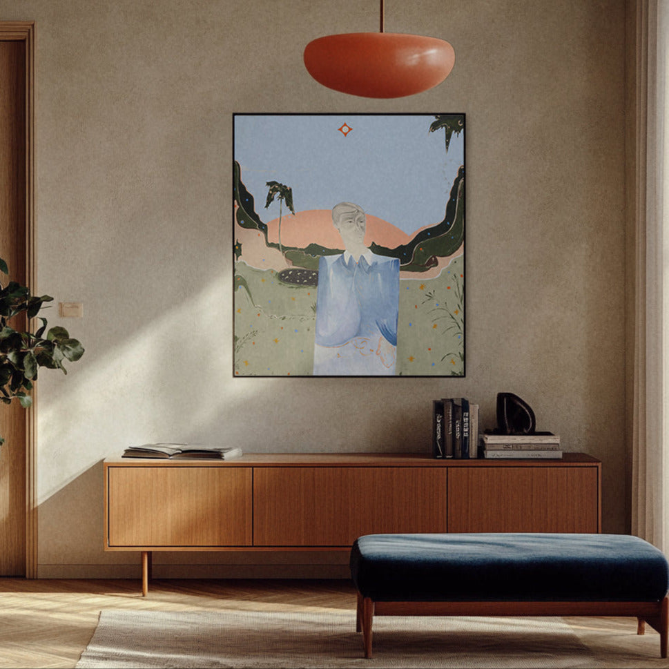 Painting by Anatole Heger