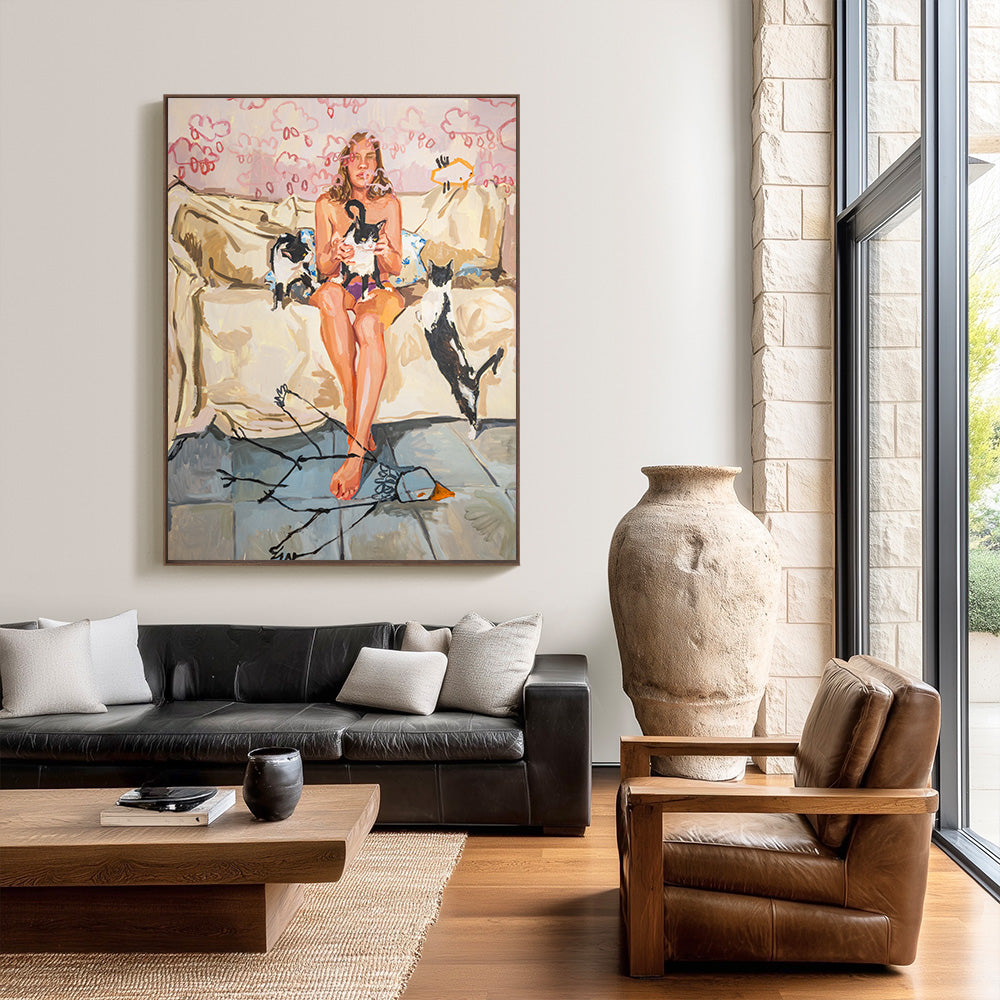 Painting by Lola Erhart