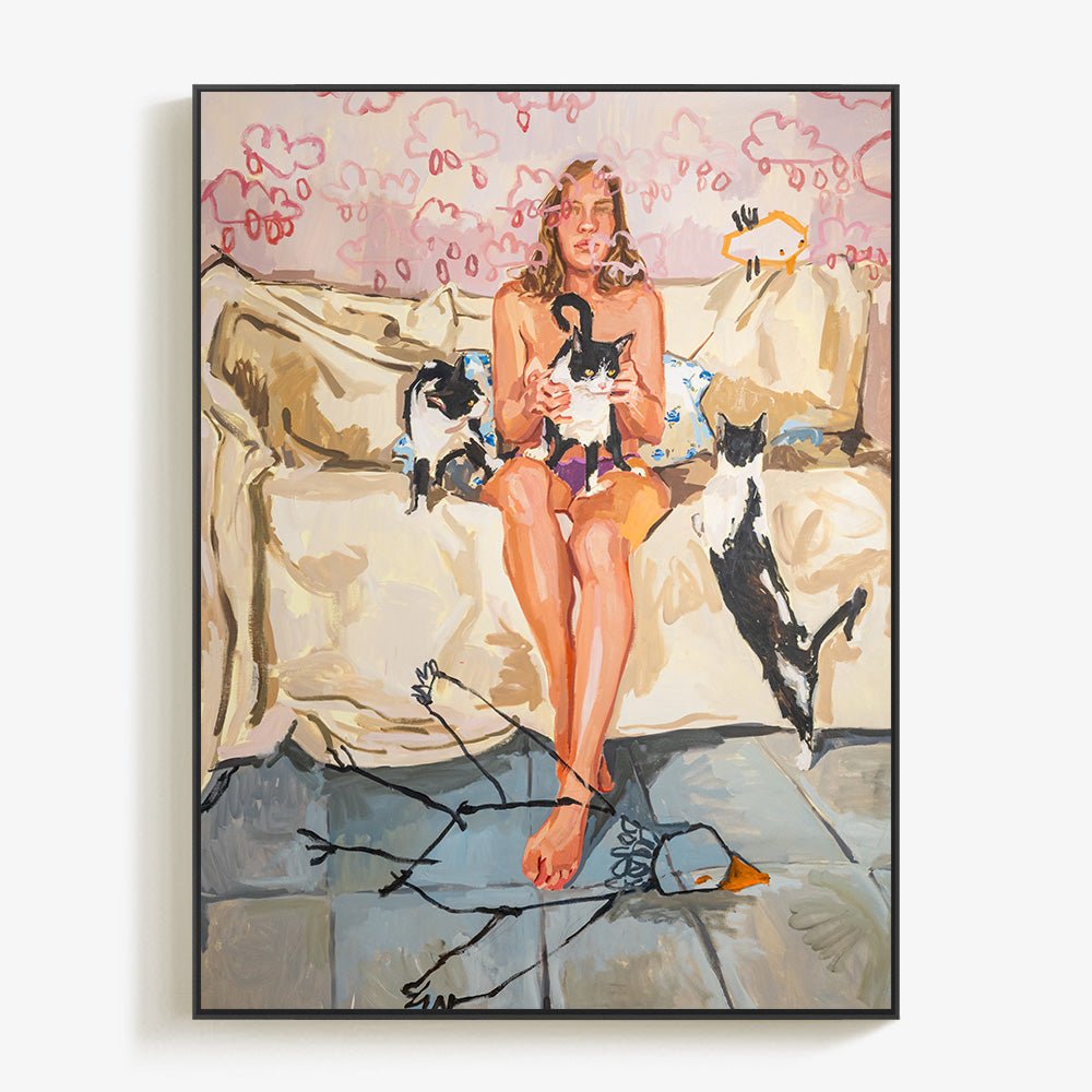 Painting by Lola Erhart