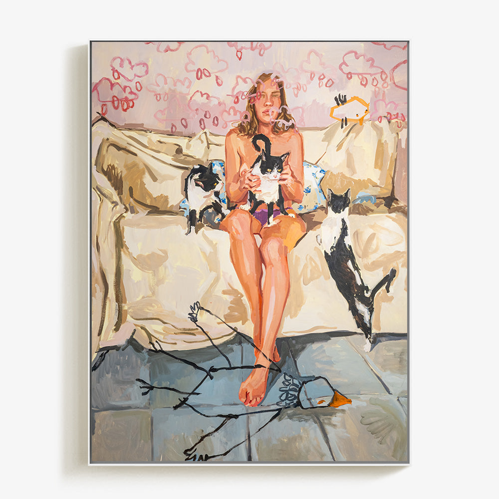 Painting by Lola Erhart