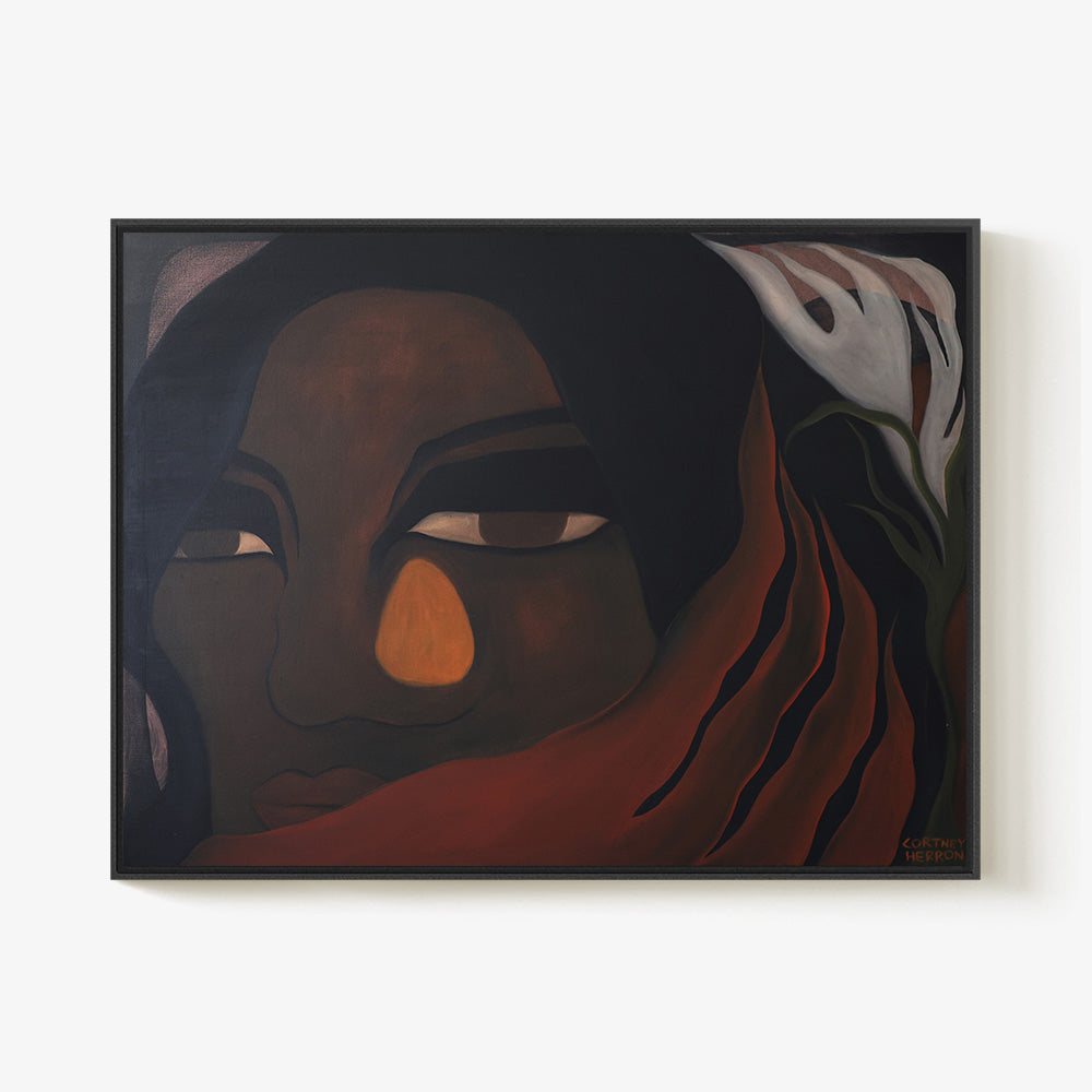 Painting by Cortney Herron