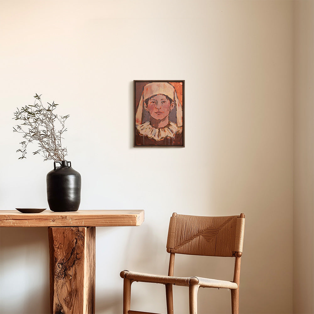 Brown Portrait with Veil – "Front Row"
