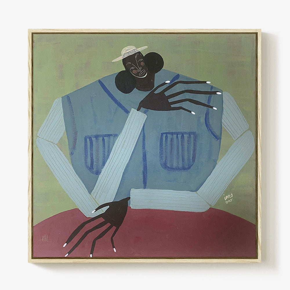 Painting by Ibi Meier-Oruitemeka