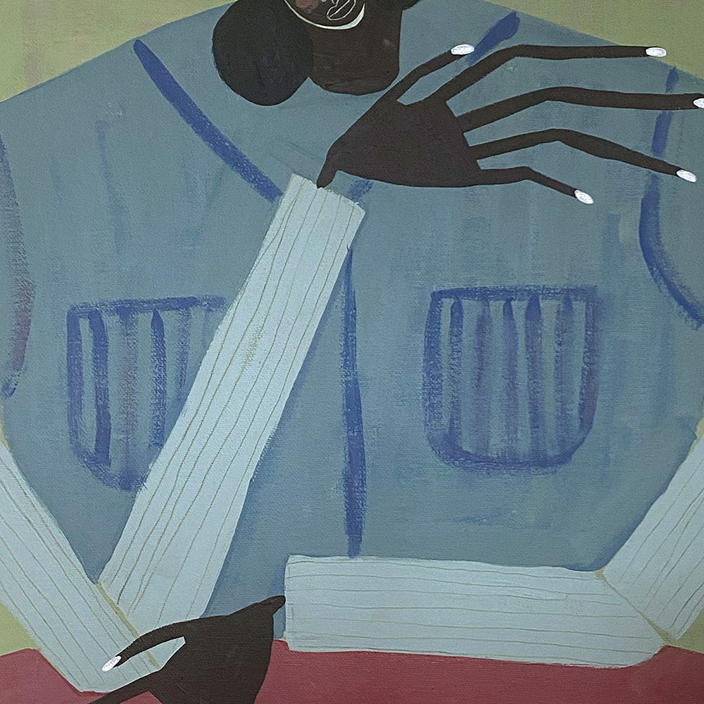 Painting by Ibi Meier-Oruitemeka