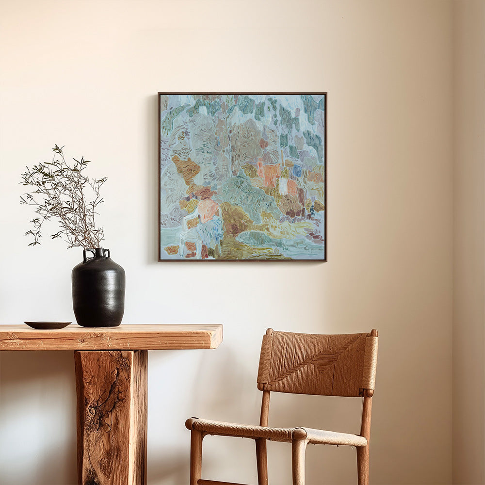 Painting by Kass Reich