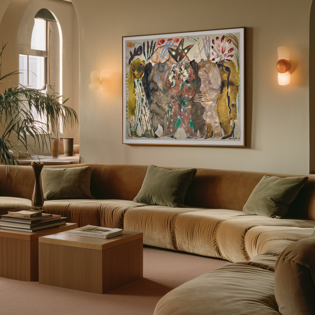 Painting by Caroline Pinney