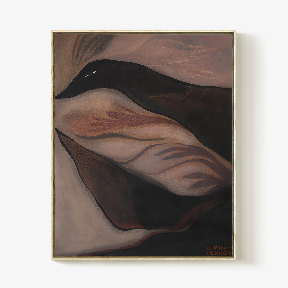 Painting by Cortney Herron