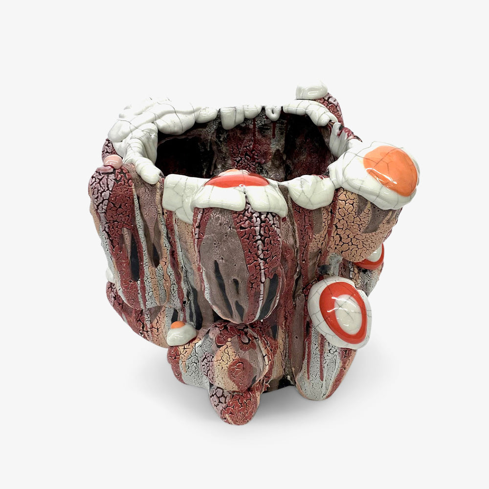Cave Vessel: Pink and Grey