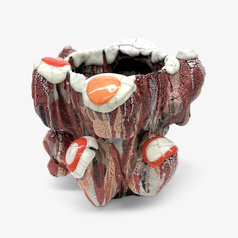 Cave Vessel: Pink and Grey
