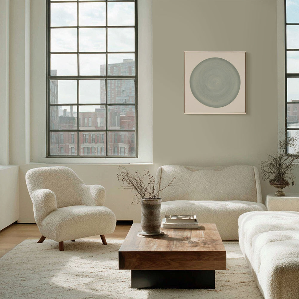 Circle in Grey Sage No. 4