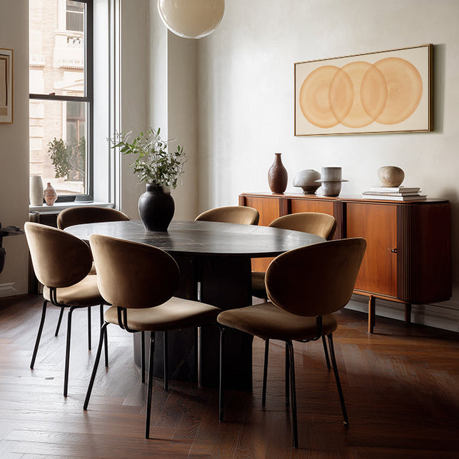 Circles in Terracotta No. 1