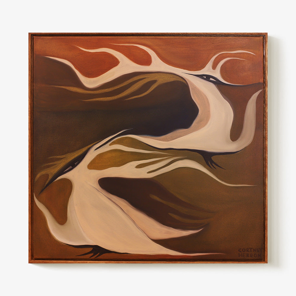 Painting by Cortney Herron