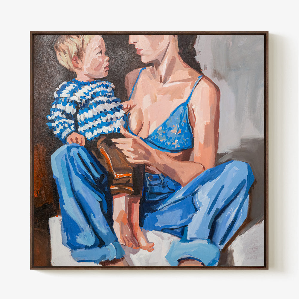 Painting by Lola Erhart