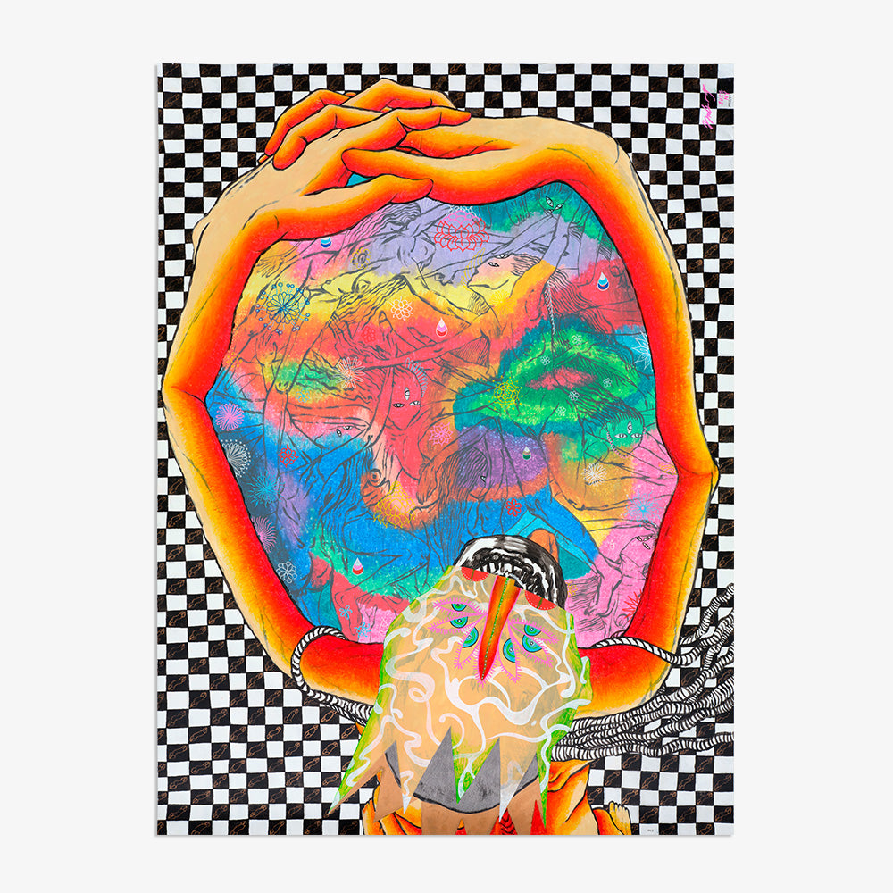Painting by Eriko Tsogo