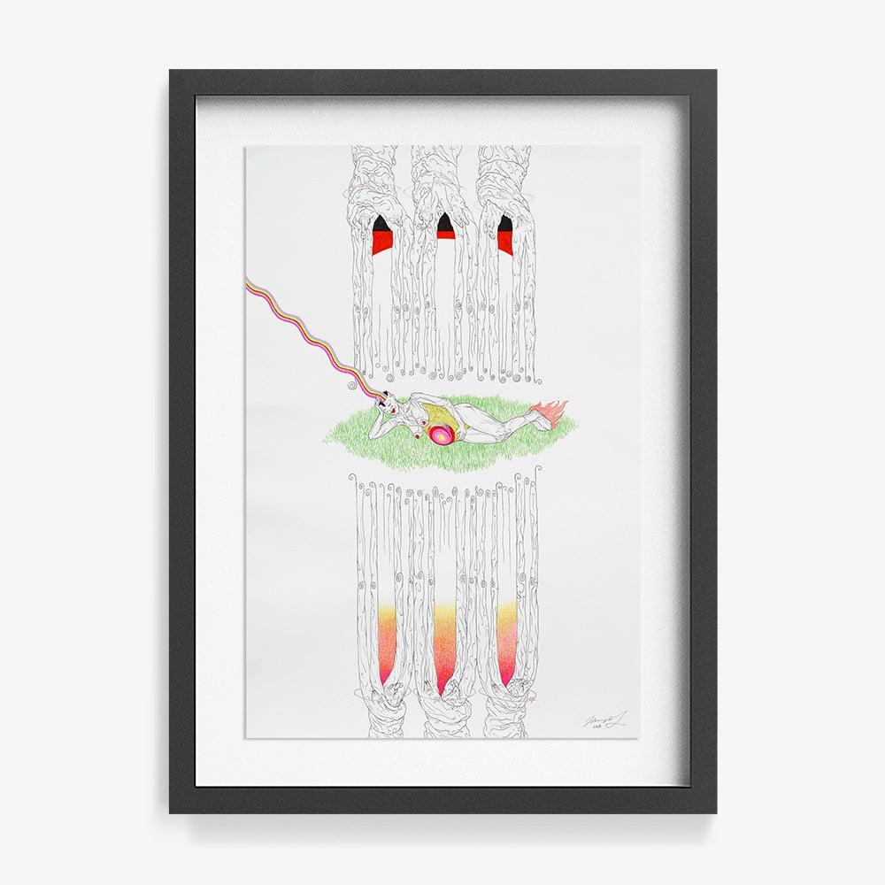 Painting by Eriko Tsogo