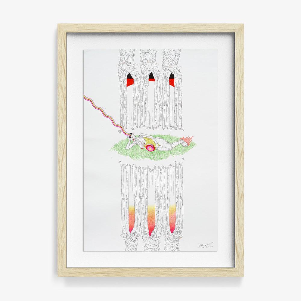 Painting by Eriko Tsogo