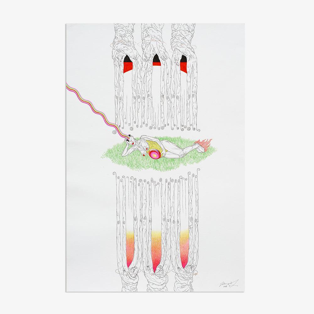 Painting by Eriko Tsogo