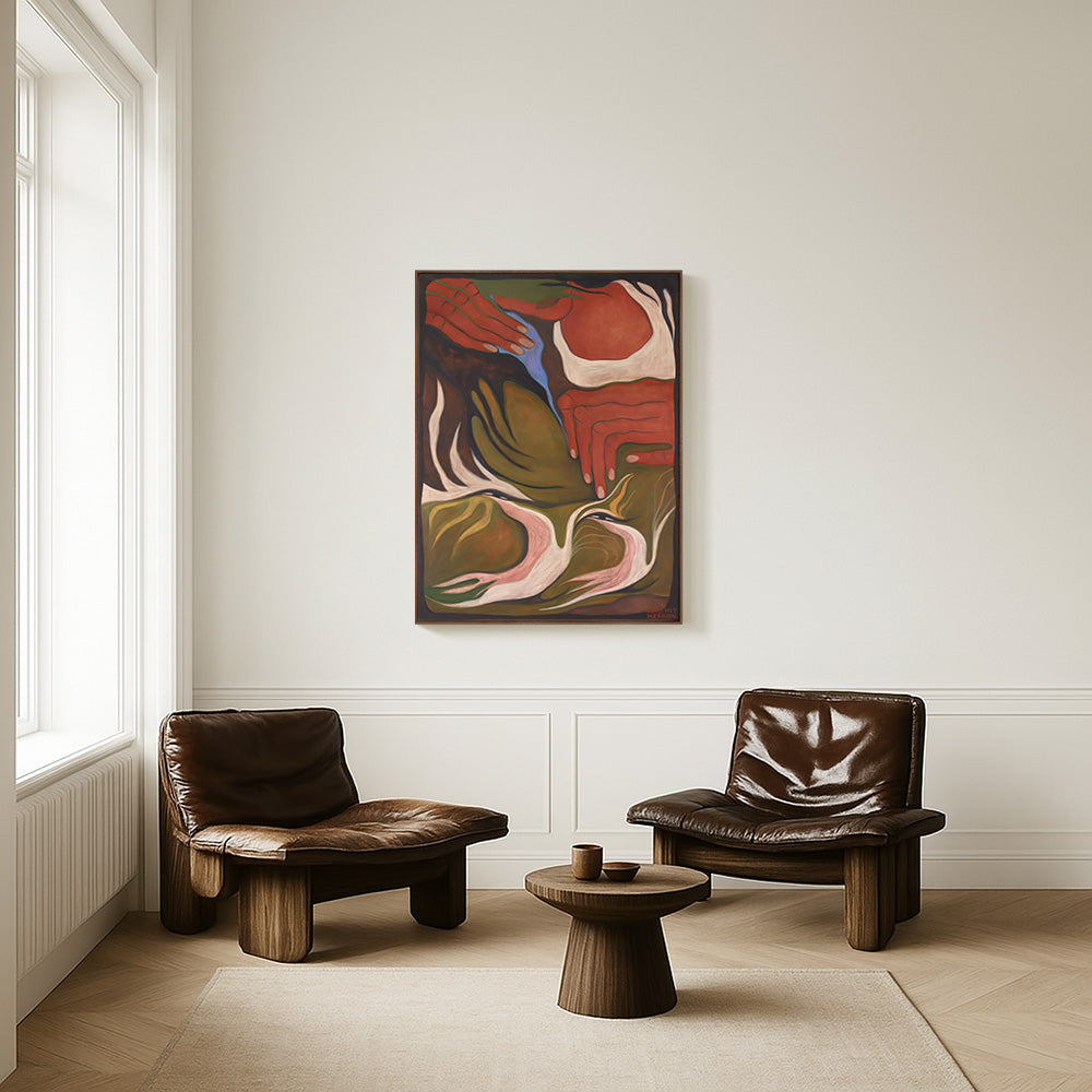 Painting by Cortney Herron