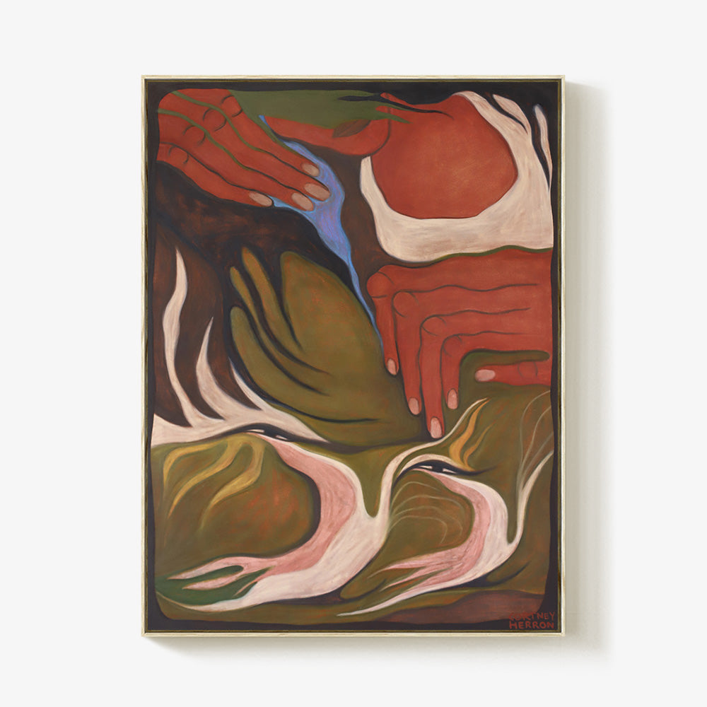 Painting by Cortney Herron