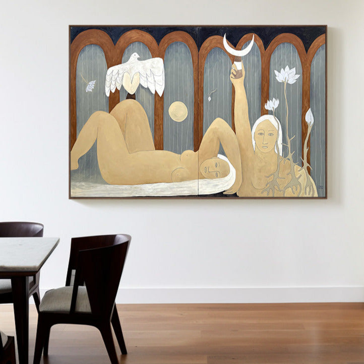 Painting by Virginie Hucher