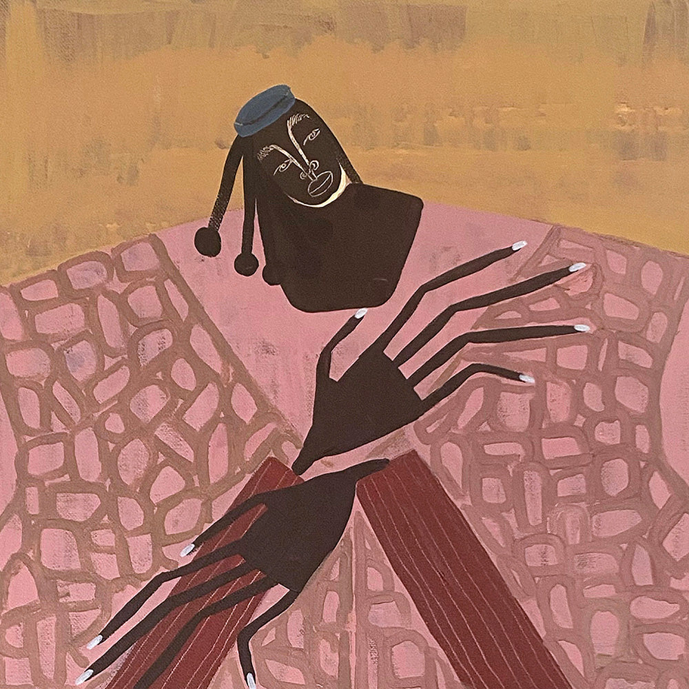 Painting by Ibi Meier-Oruitemeka