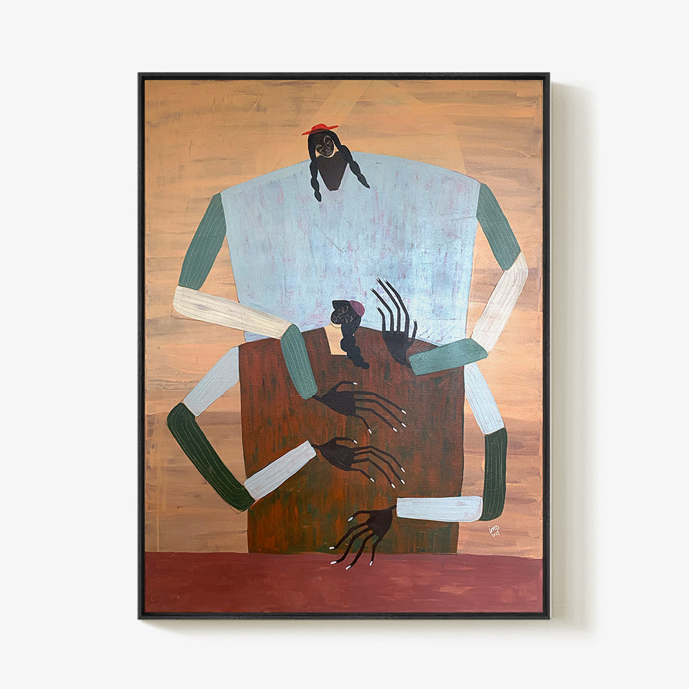 Painting by Ibi Meier-Oruitemeka