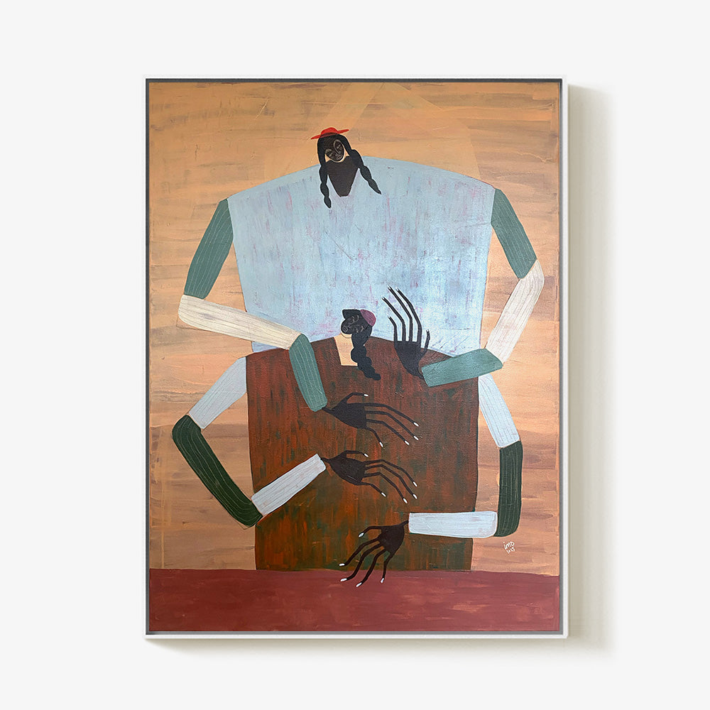 Painting by Ibi Meier-Oruitemeka