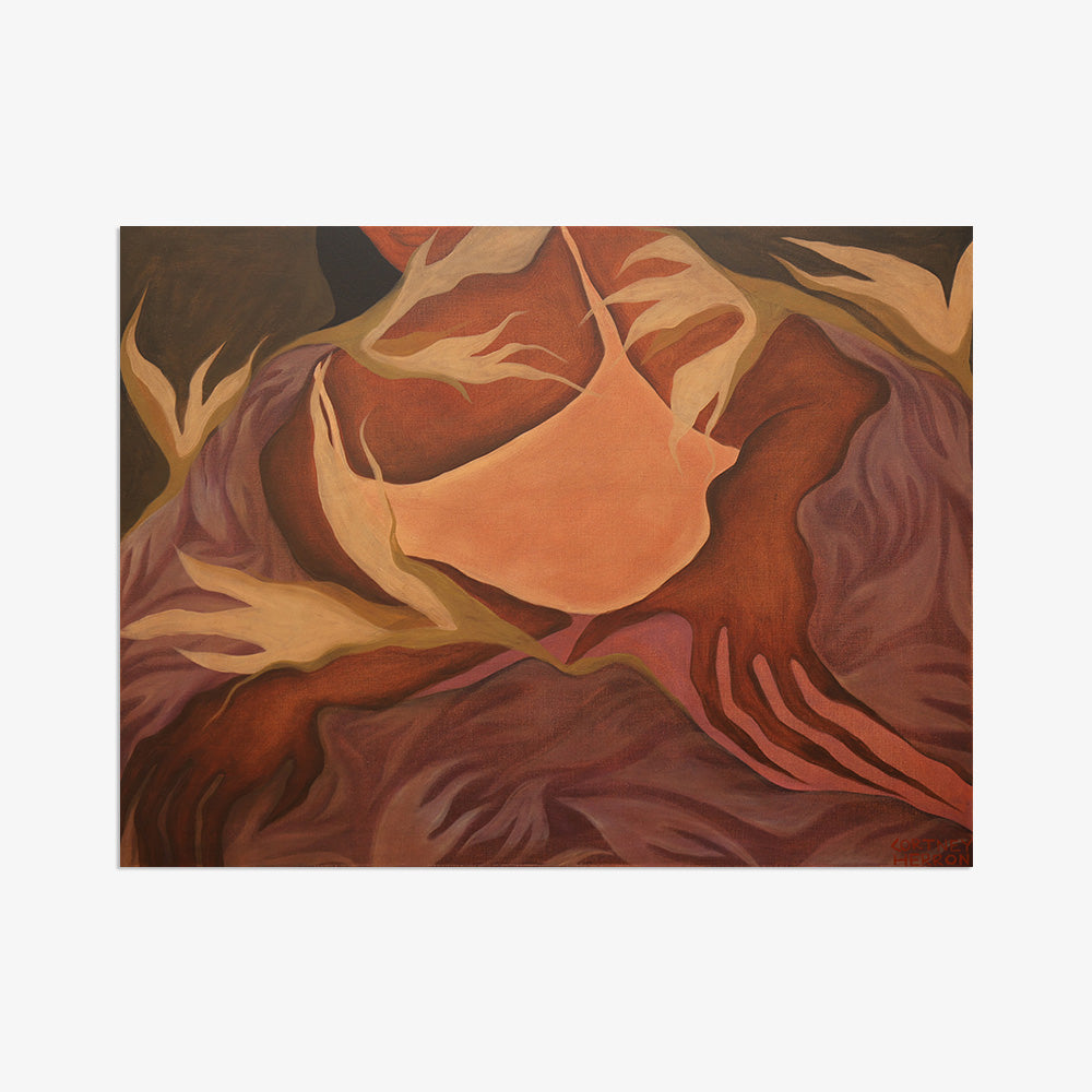 Painting by Cortney Herron