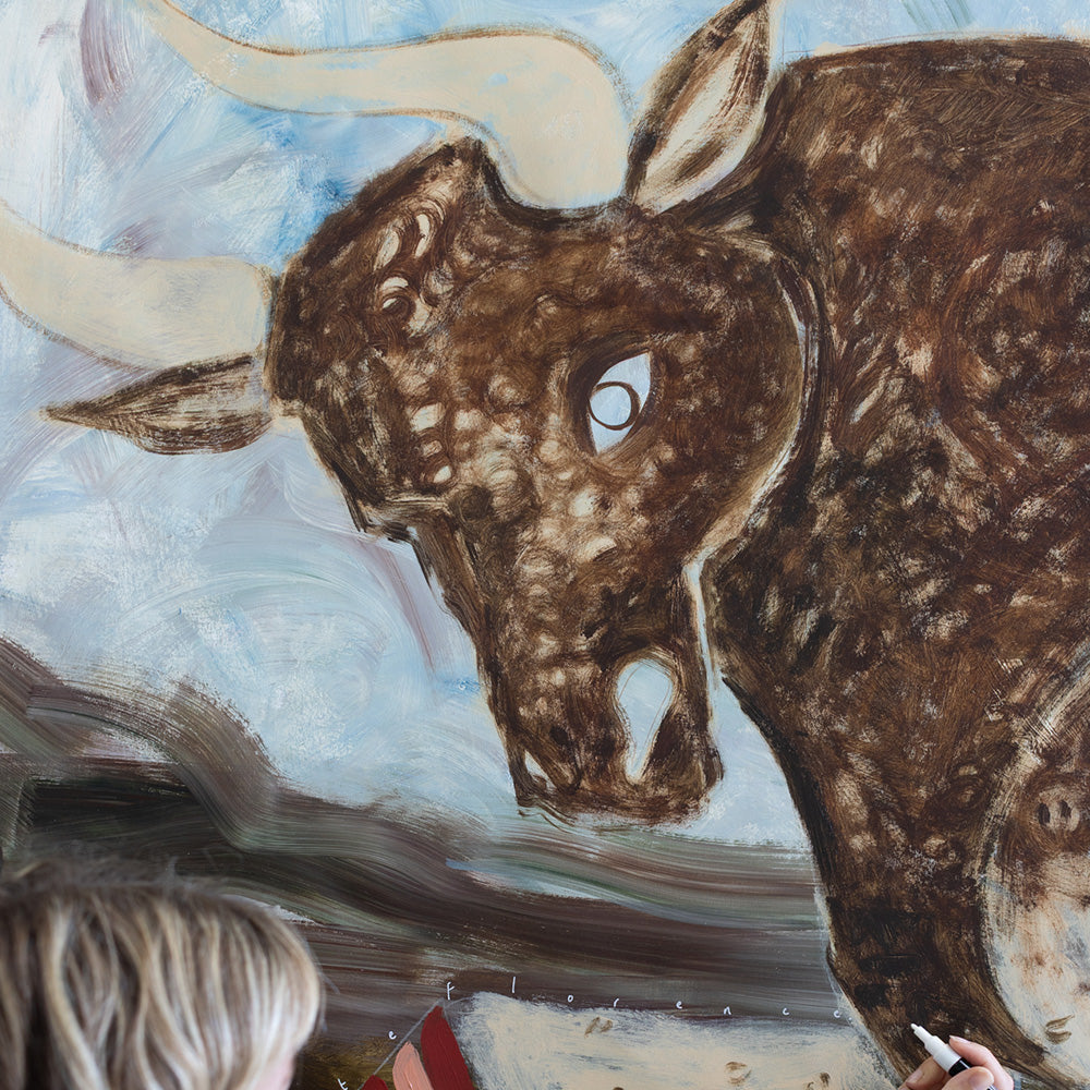 Painting by Kate Florence