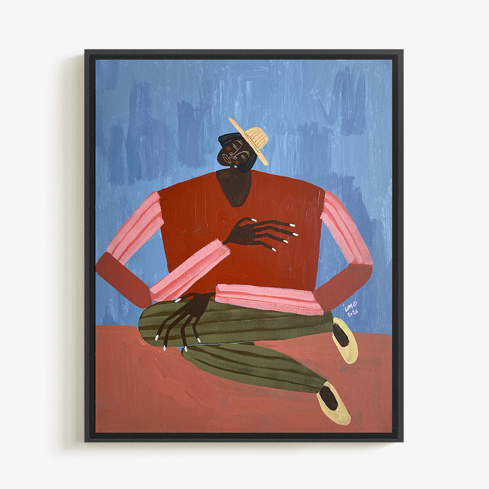Painting by Ibi Meier-Oruitemeka