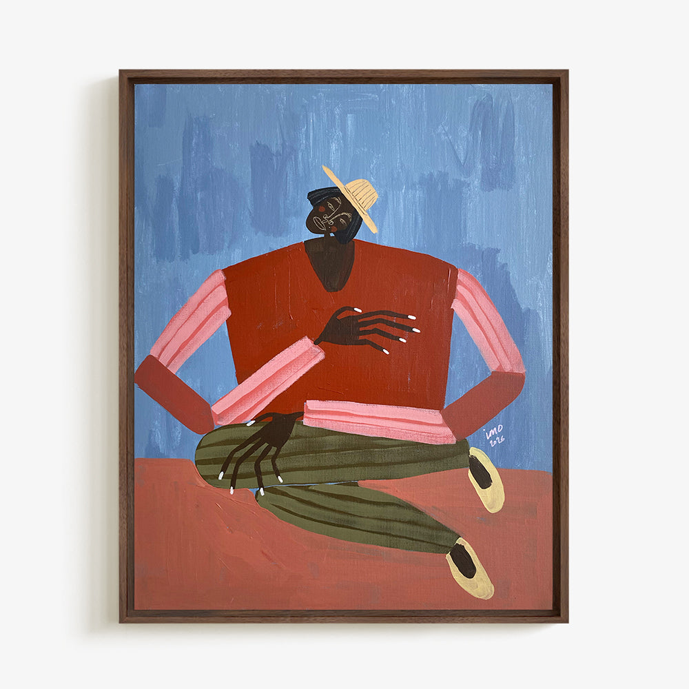 Painting by Ibi Meier-Oruitemeka
