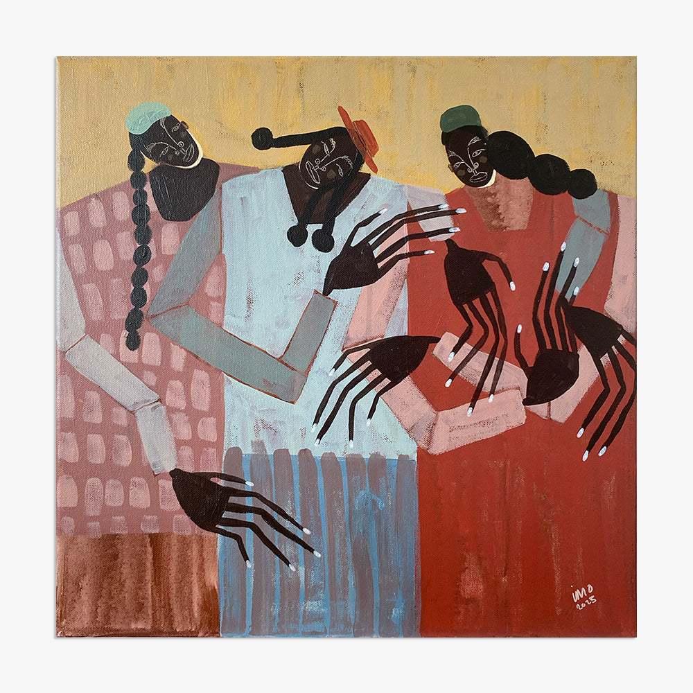 Painting by Ibi Meier-Oruitemeka