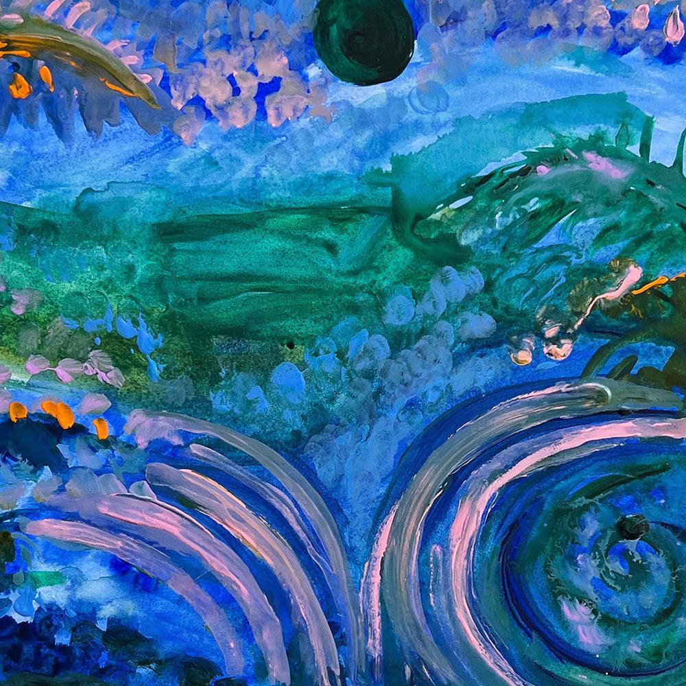 Painting by Hannah Carrick