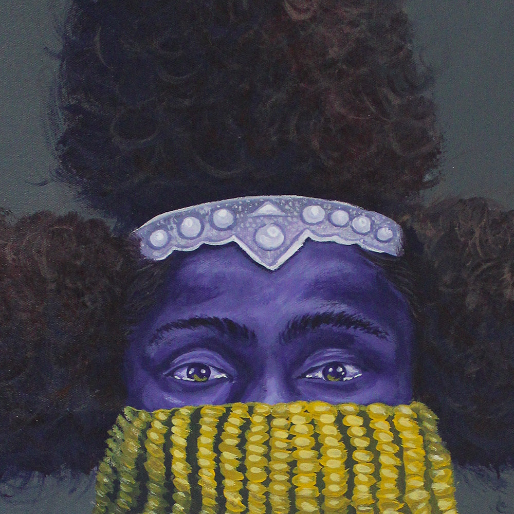 Painting by Qhamanande Maswana