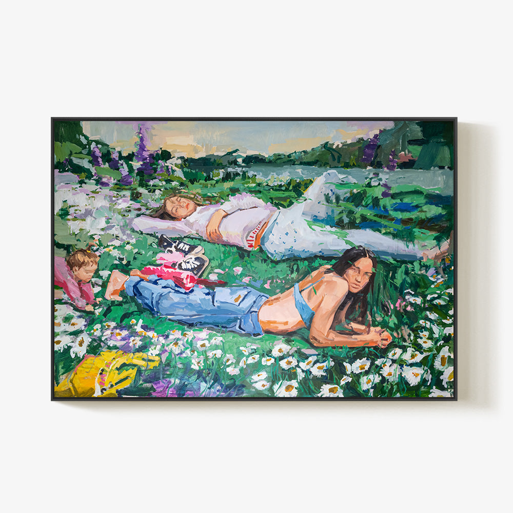 Painting by Lola Erhart