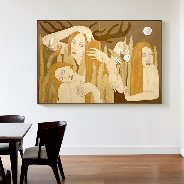 Painting by Virginie Hucher