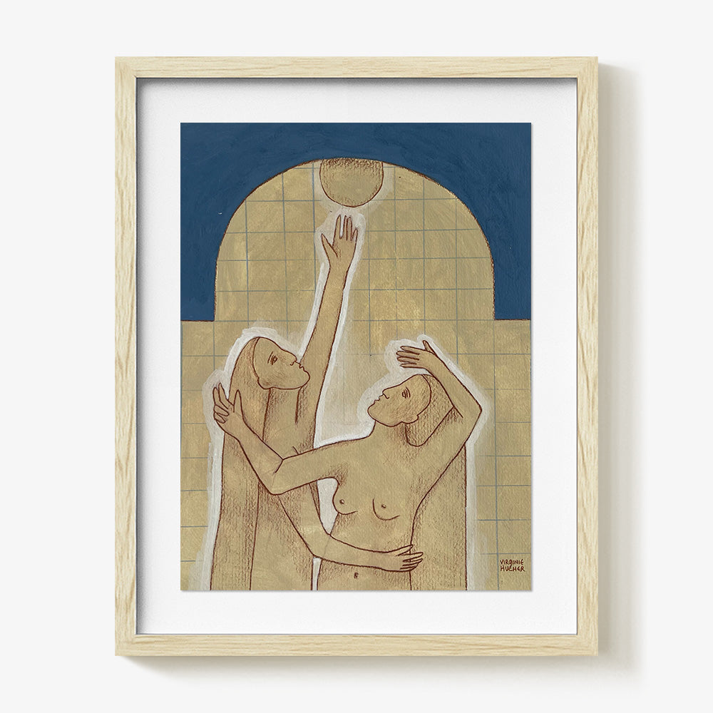 Painting by Virginie Hucher