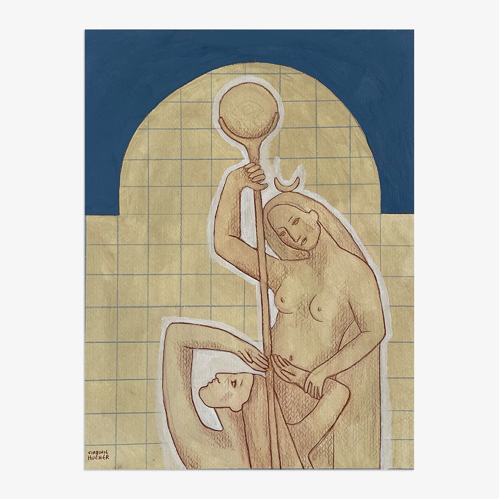 Painting by Virginie Hucher