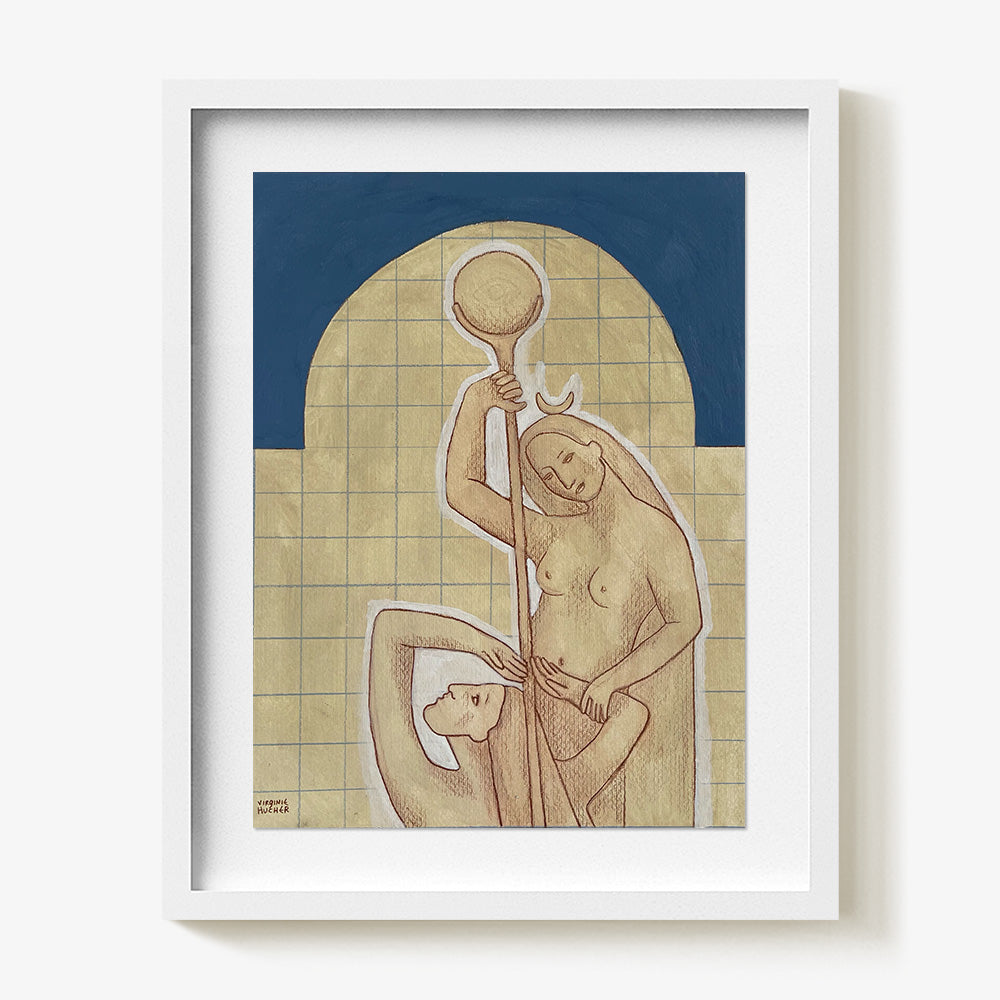 Painting by Virginie Hucher