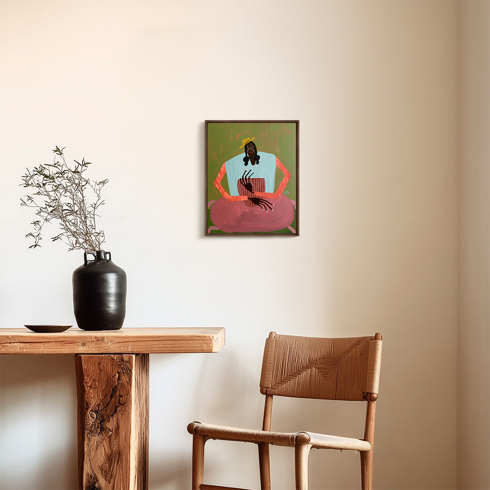 Painting by Ibi Meier-Oruitemeka