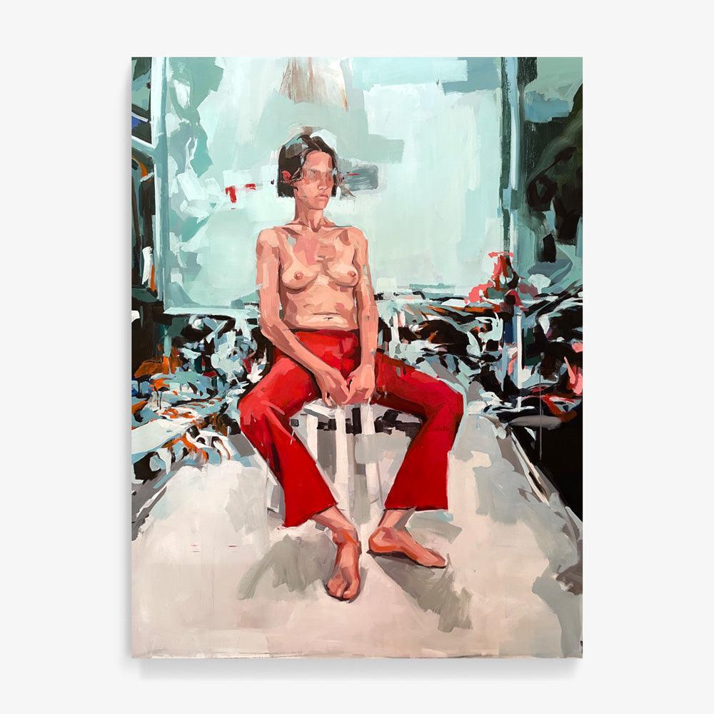 Painting by Lola Erhart