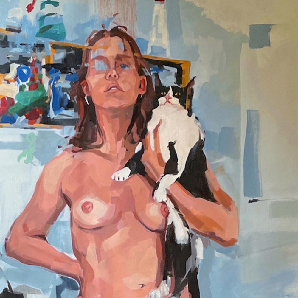 Painting by Lola Erhart