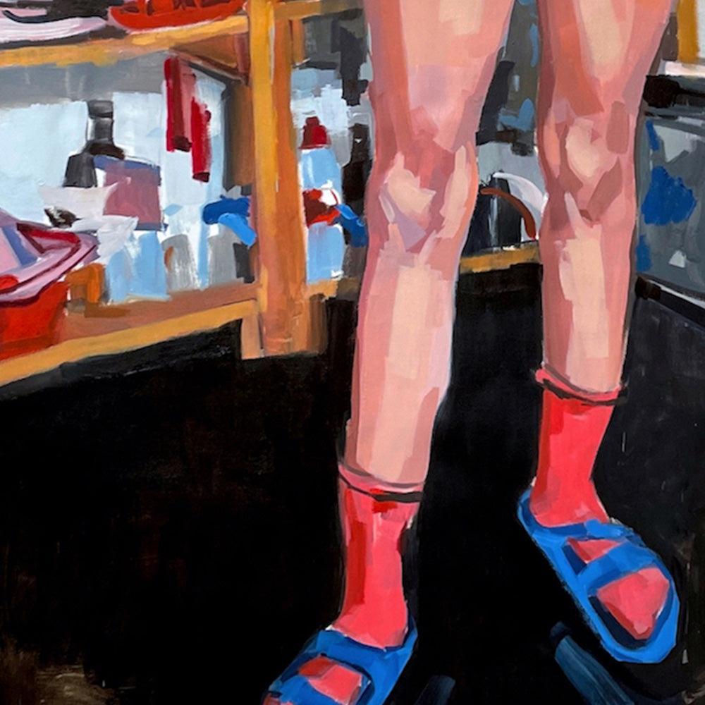 Painting by Lola Erhart