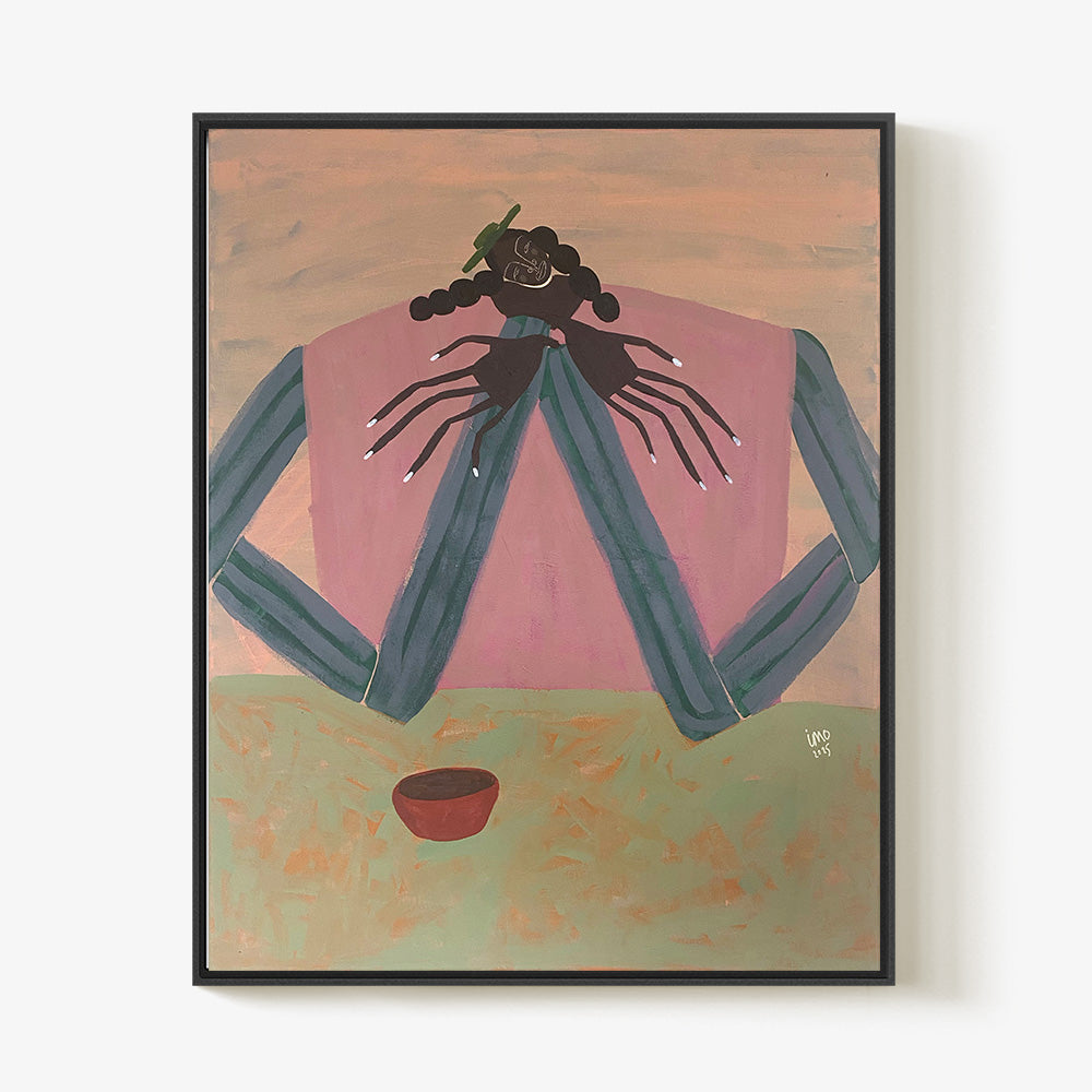 Painting by Ibi Meier-Oruitemeka