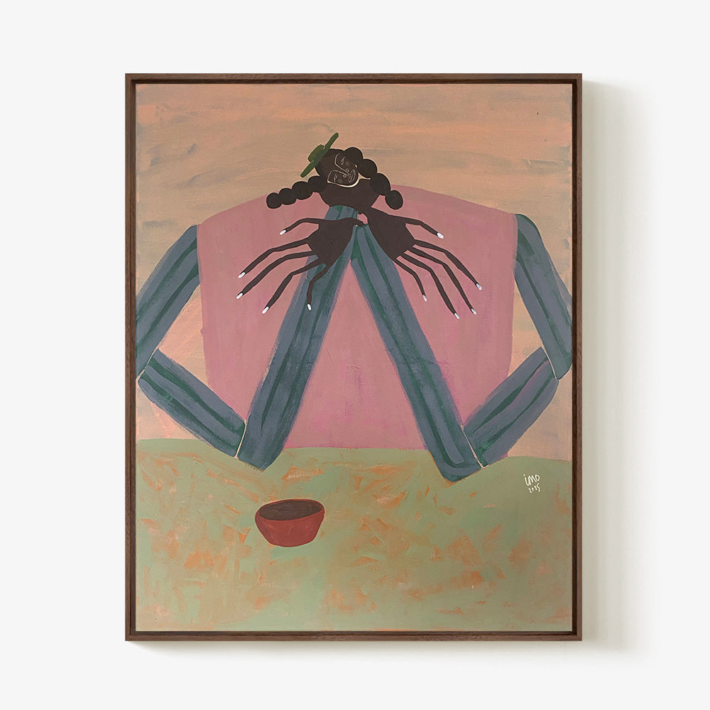 Painting by Ibi Meier-Oruitemeka