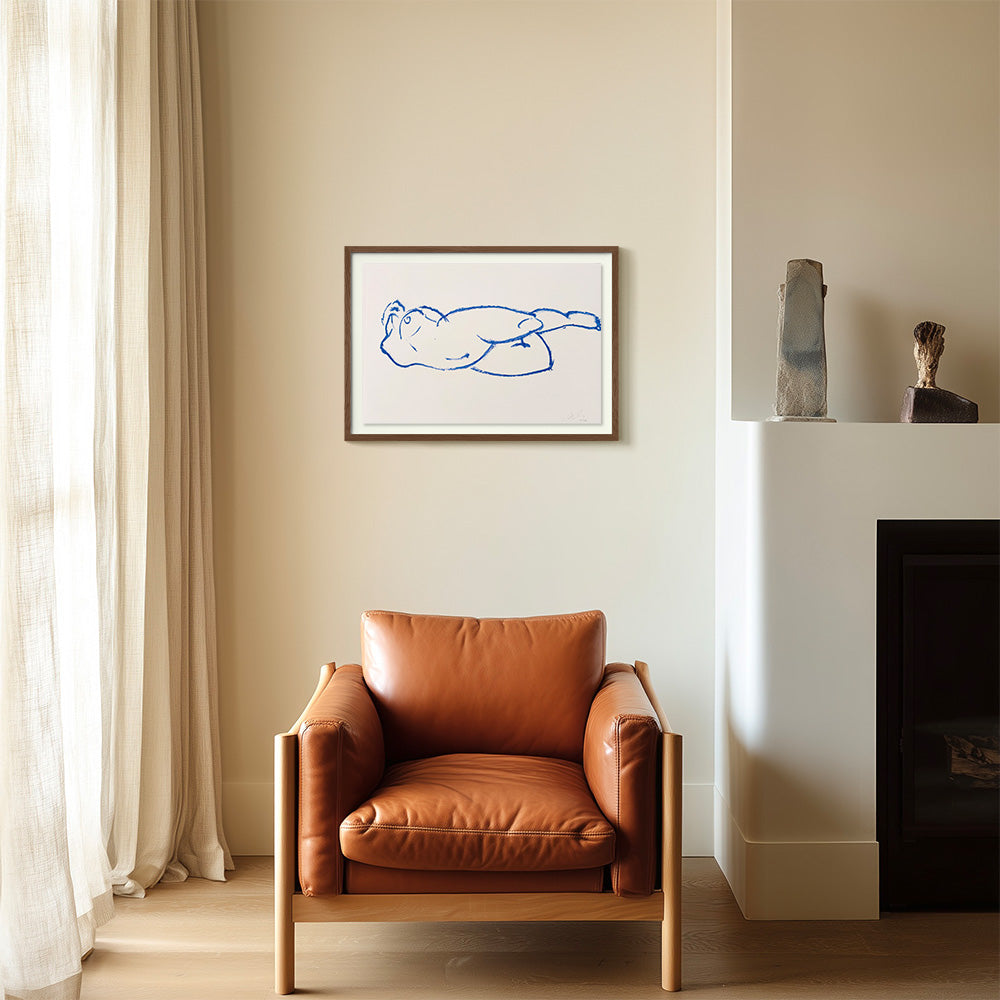Oil Stick Nude in Cobalt IV