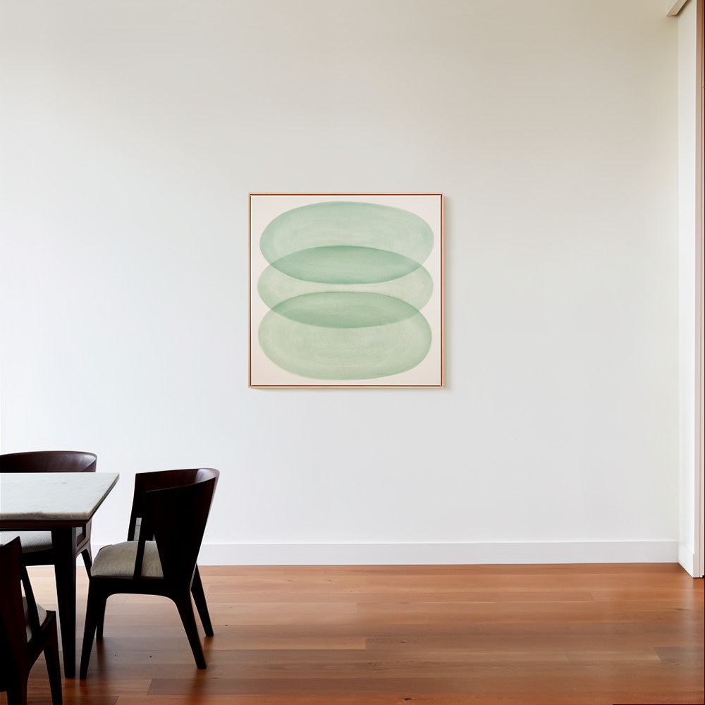 Ovals in Blue Sage n. 1